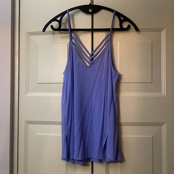 Periwinkle Strappy Cami - Picture 2 of 4